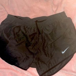 Black and grey nike shorts